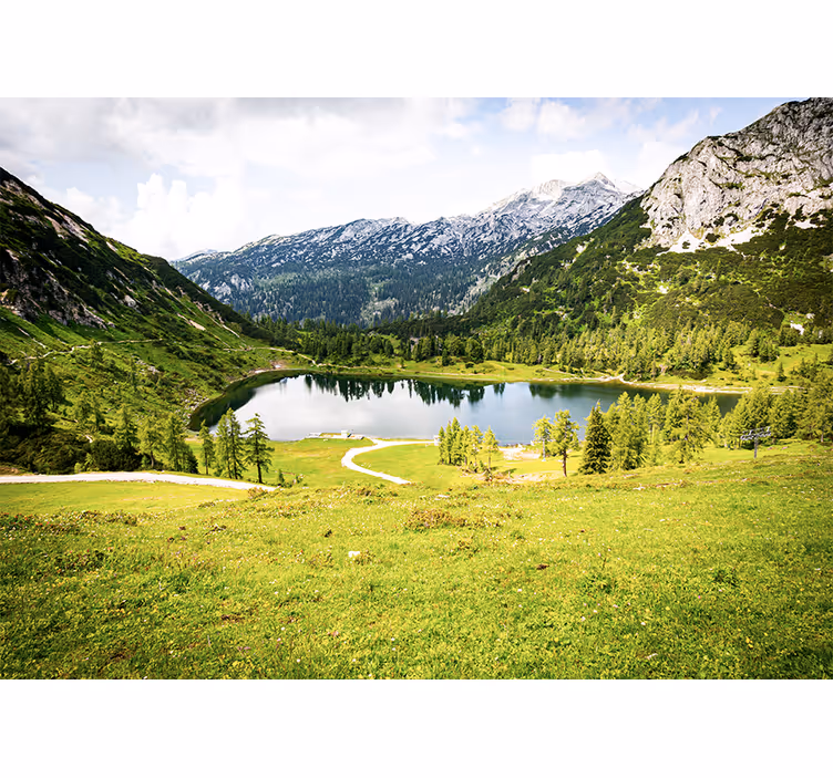 Fototapeta malebný alpský výhled - TenStickers