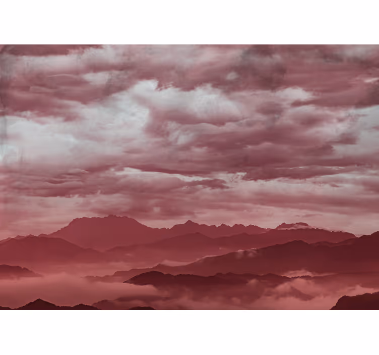 Horská fototapeta tajemná horská krajina - TenStickers