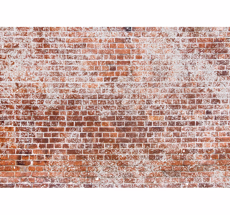 Cihla fototapeta texturovaná červená zeď - TenStickers
