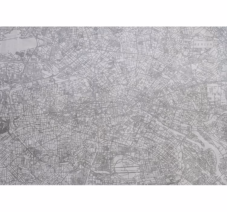 Fototapeta obrazy na zeď podrobná mapa berlína - TenStickers