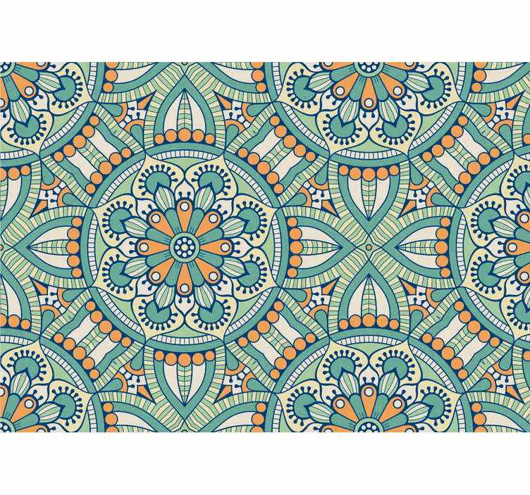 Fototapeta mandala velký orientální kruh - TenStickers