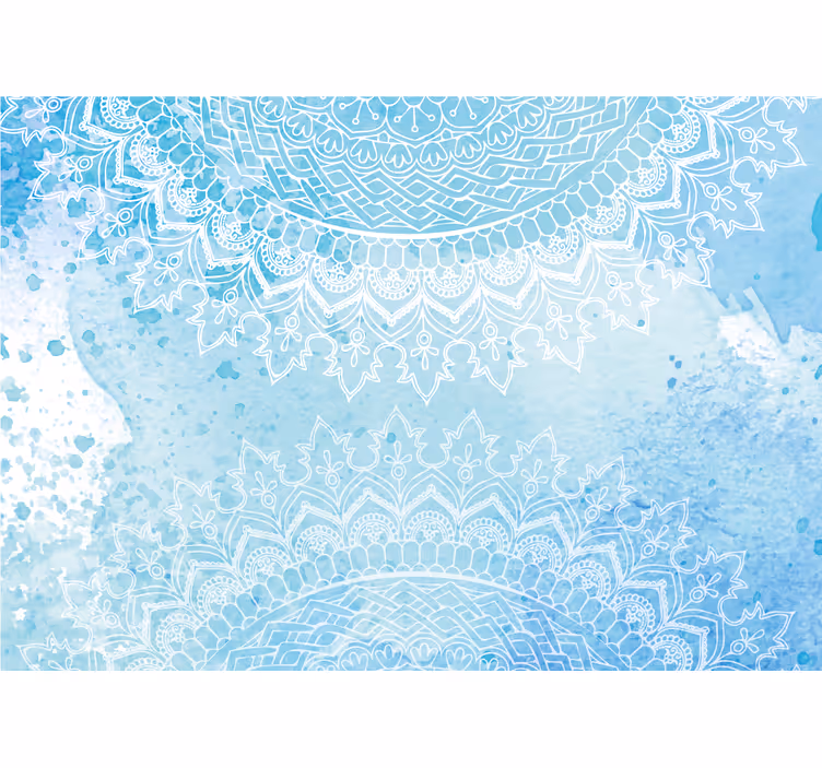Mandala fototapeta s jemnými krajkovými vzory - TenStickers