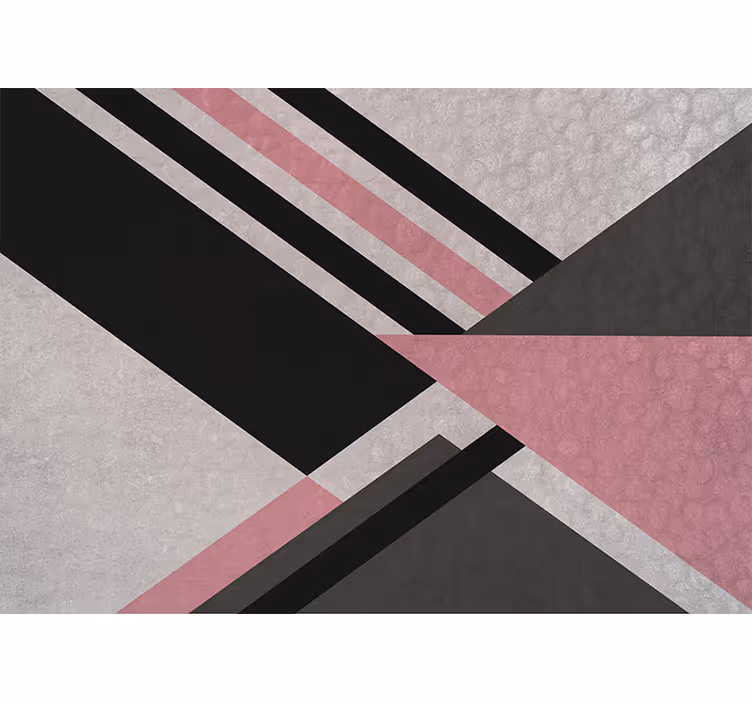 Diagonální barevné bloky Abstraktní fototapeta - TenStickers