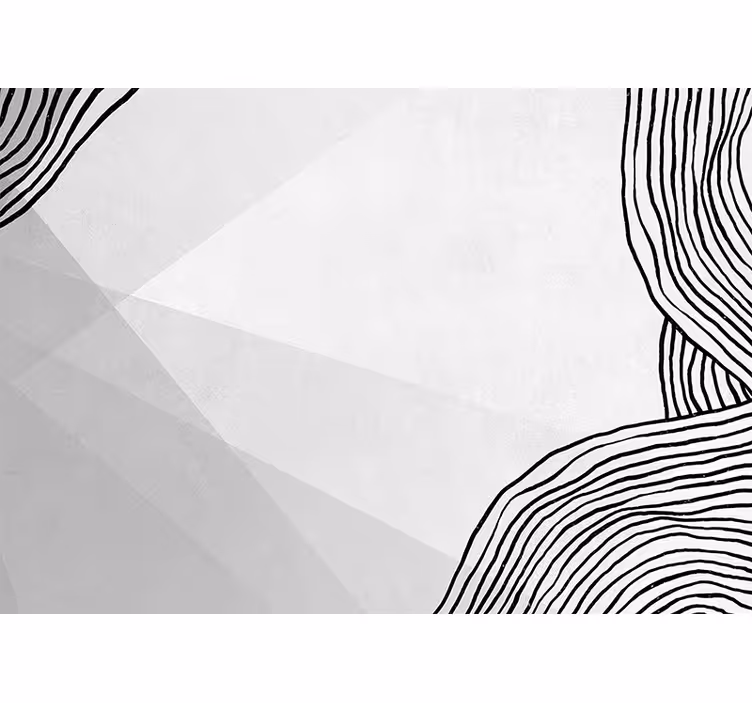 Abstraktní fototapeta geometrické linie - TenStickers