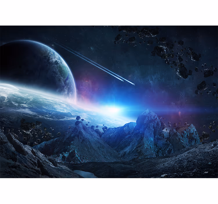 Fototapeta vesmír sci-fi koncept - TenStickers