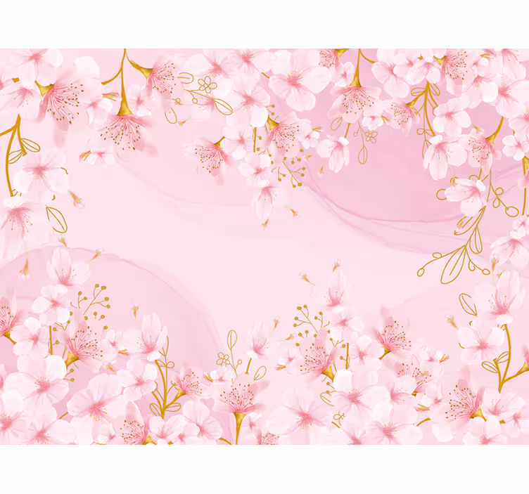 Fototapeta květiny jarní elegance třešně - TenStickers