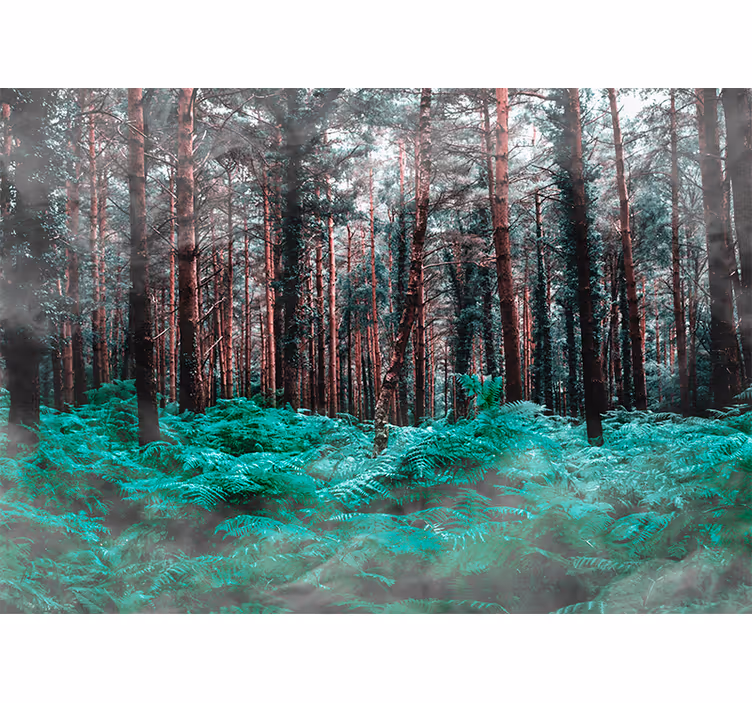 Příroda fototapeta vzkvétající zelená divočina - TenStickers