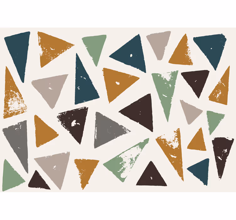 Složení geometrických tvarů Abstraktní fototapeta - TenStickers