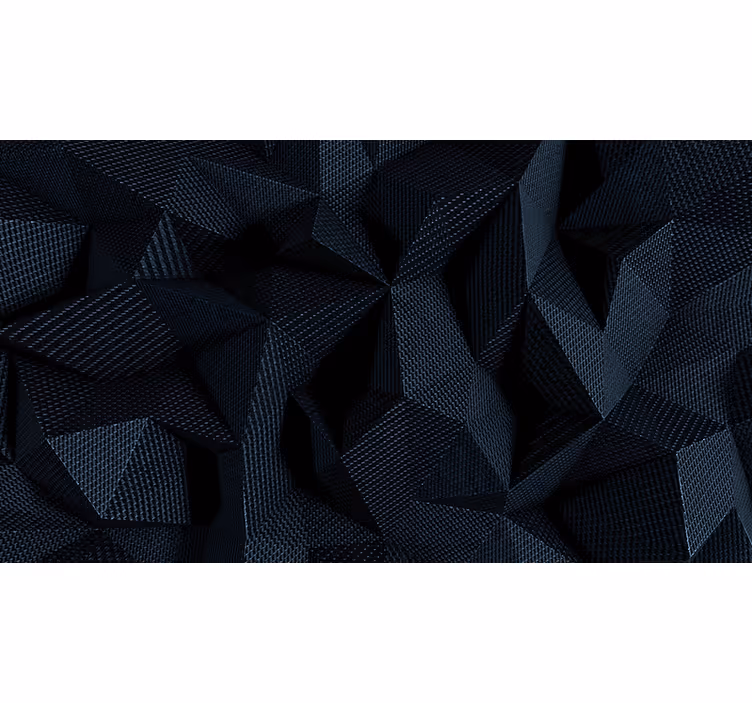 Tmavá tkanina geometrická 3d fototapeta - TenStickers