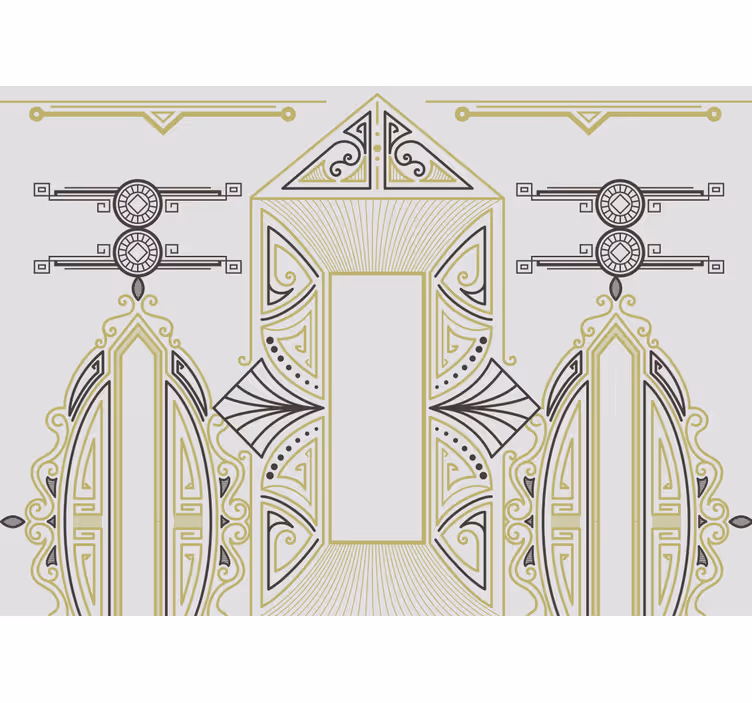 Umělecká fototapeta geometrická elegance - TenStickers