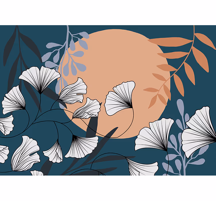 Fototapeta květiny botanická kompozice - TenStickers