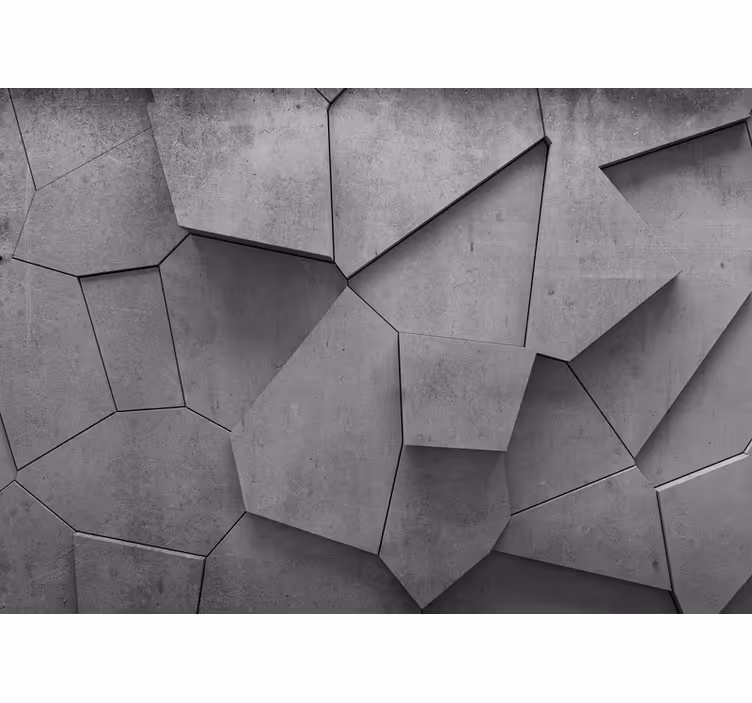 Textury a vzory fototapeta geometrické betonové uspořádání - TenStickers