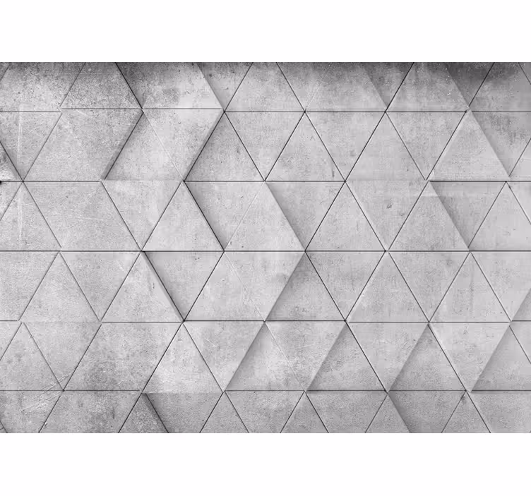 Geometrický trojúhelník reliéf 3d fototapeta - TenStickers