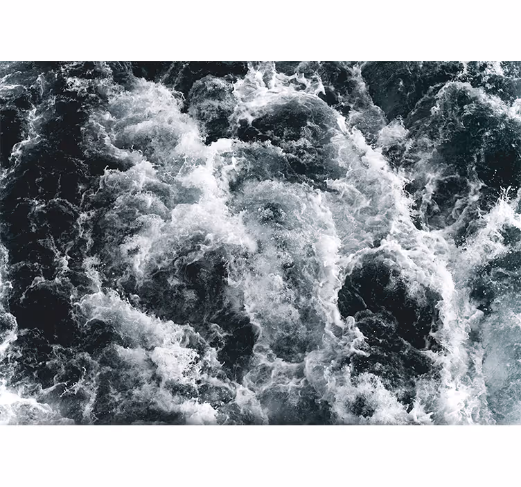 Moře fototapeta vlny rozbouřeného oceánu - TenStickers