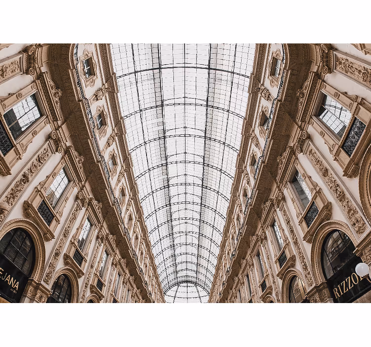 Fototapeta pro město a zemi milanova architektura - TenStickers