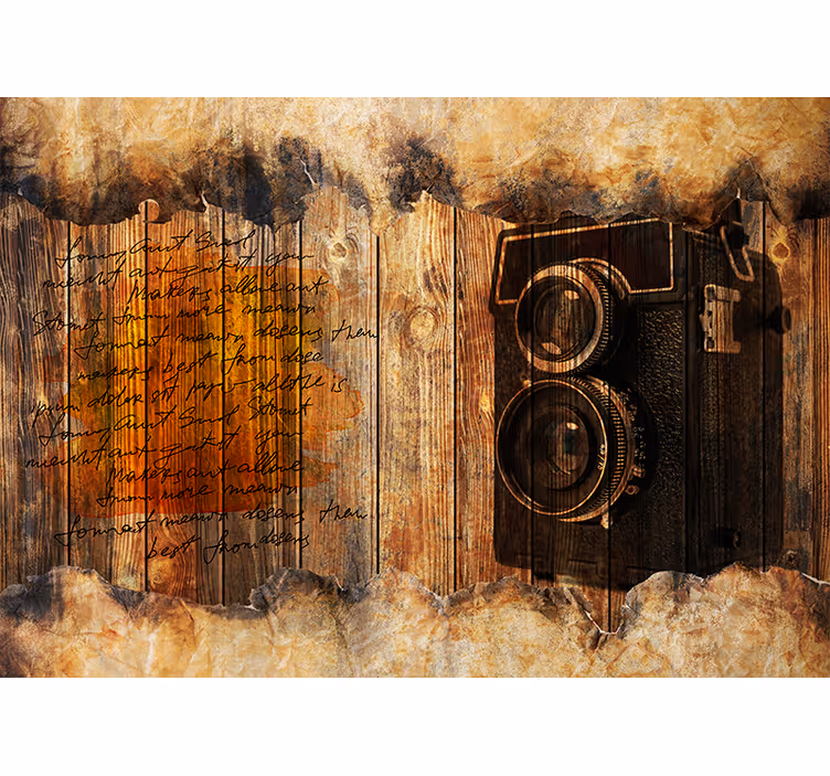 Umělecká fototapeta ve vintage foto estetice - TenStickers