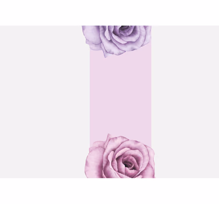 Fototapeta květiny design fialové růže - TenStickers