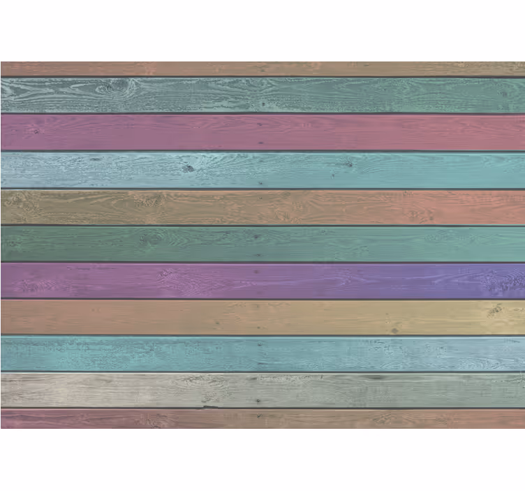 Dřevěná "boho styl" prkna fototapeta - TenStickers