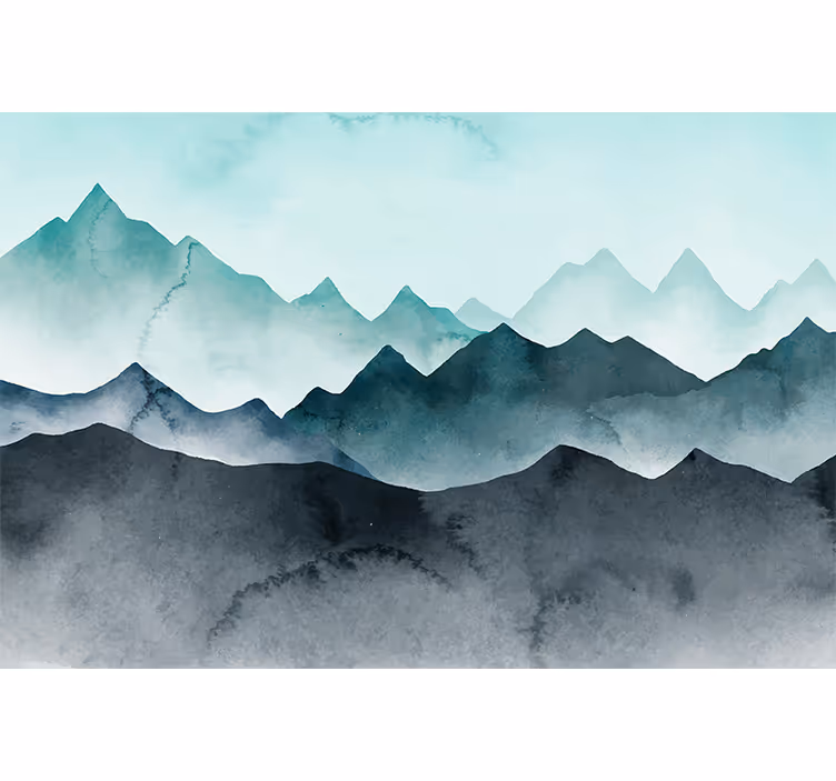 Fototapeta blue mountains mountain - TenStickers