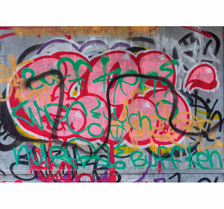 Graffiti fototapeta Živá městská umění - TenStickers