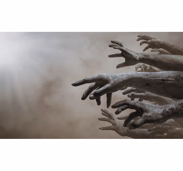 Fototapeta zombie duch ruce - TenStickers