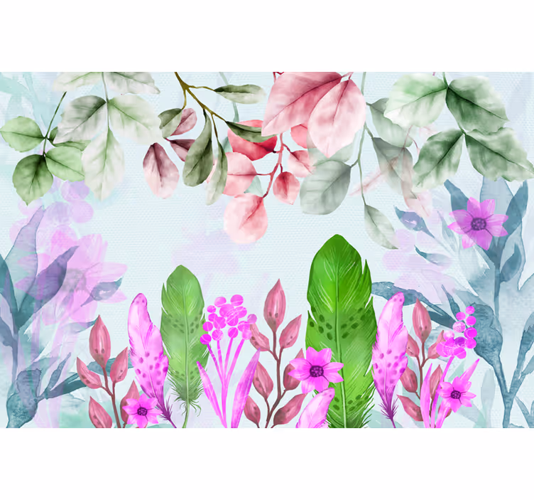 Foto tapety boho rostliny - TenStickers