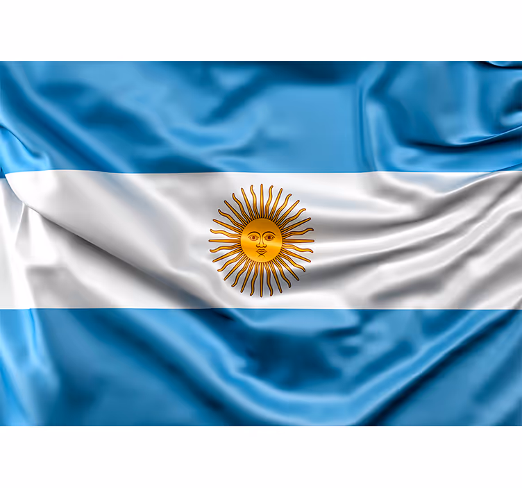 Argentinská vlajka Fototapeta města a země - TenStickers