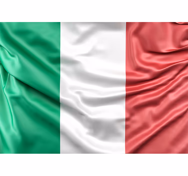 Italská vlajka Fototapeta města a země - TenStickers