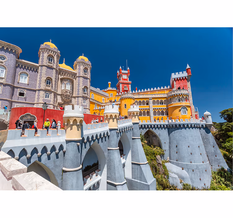 Hrad sintra Fototapeta města a země - TenStickers