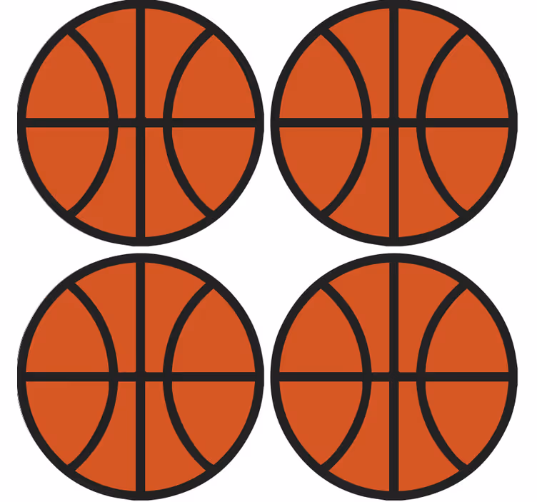 Basketbal moderní dráha - TenStickers