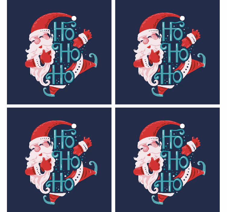 Santa clauspodtácek - TenStickers
