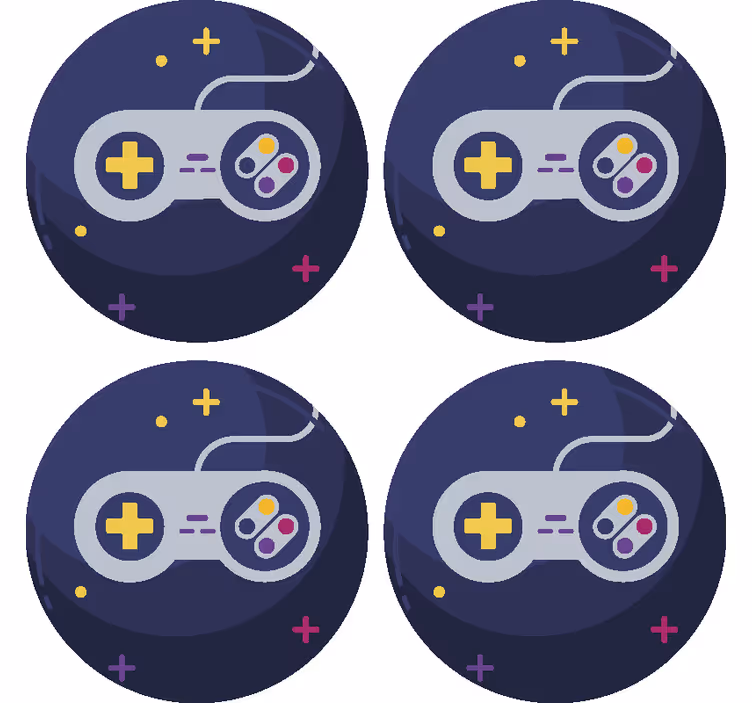 Hra přes videohry pít dráhu - TenStickers