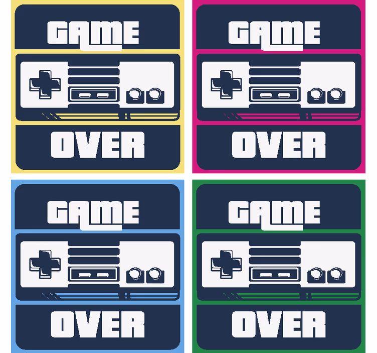 Hráč geek pít tácky - TenStickers