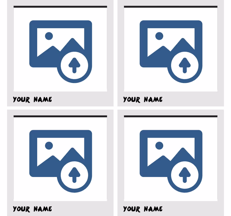 Přizpůsobitelný podtácek s fotkou - TenStickers