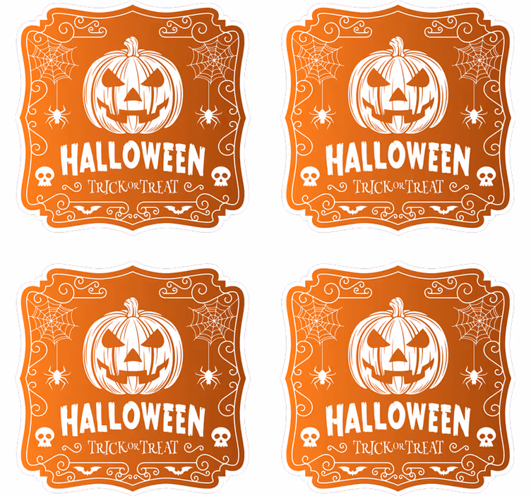 Halloween pít pivnípodtácek - TenStickers