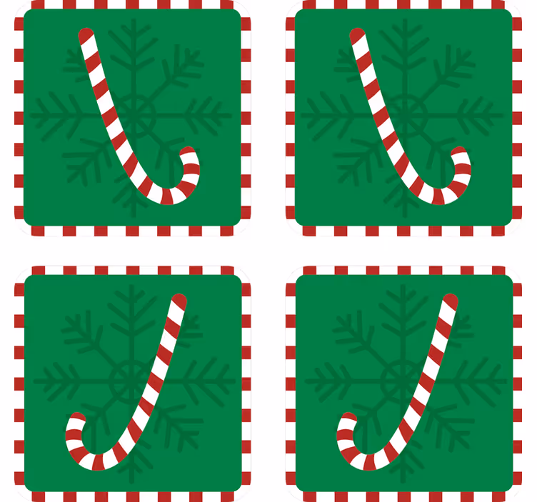 Cukroví vánoční nápojpodtácek - TenStickers