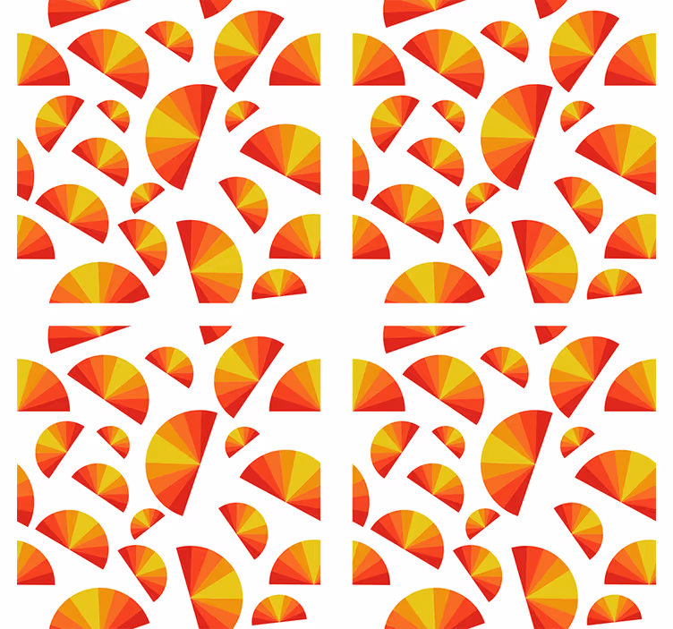 Efekt textury podtácků s geometrickými vzory - TenStickers