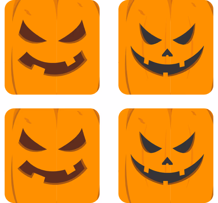 Různé dýně tácky halloween - TenStickers