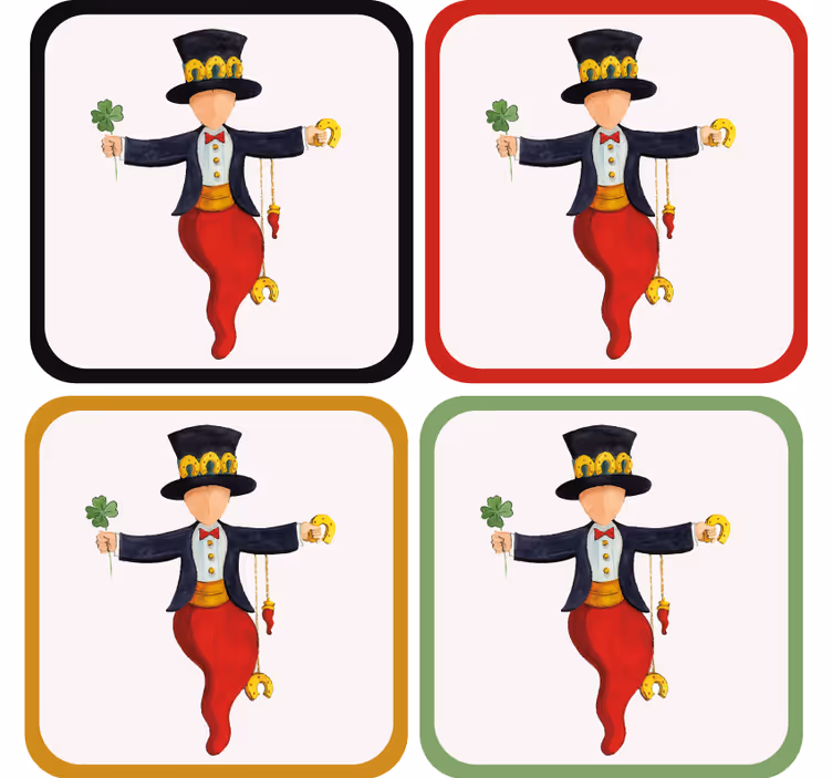 Talisman štěstí v neapoli více tácků - TenStickers