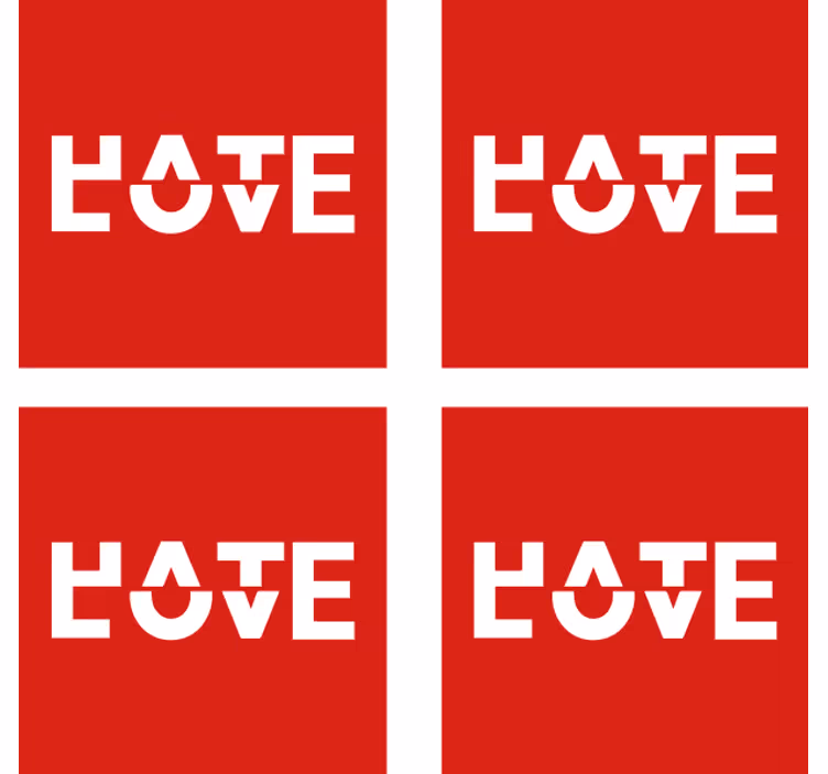 Podtácek citát s výraznou typografií - TenStickers