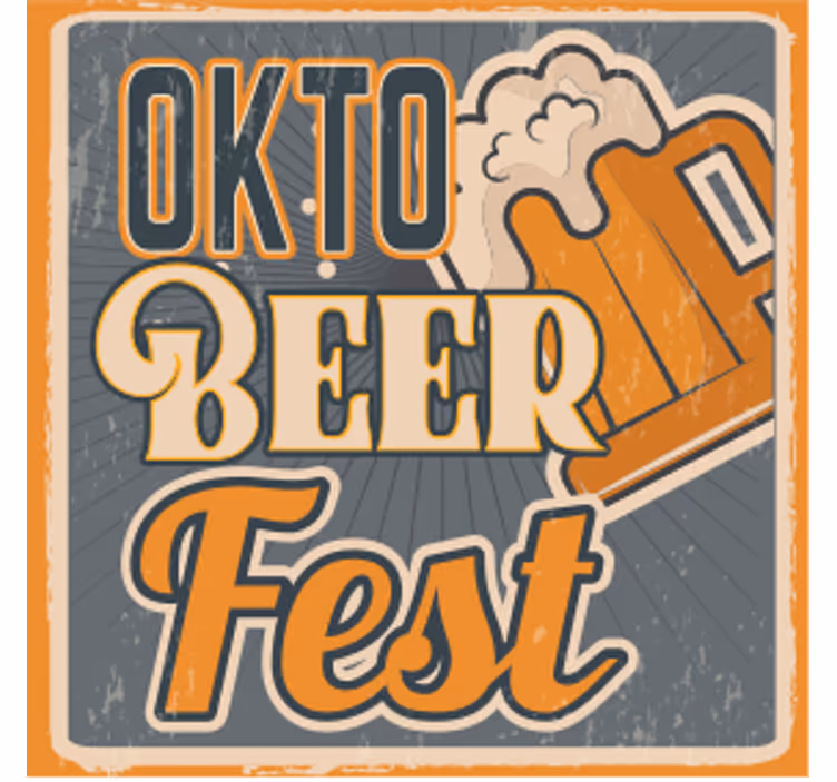 Okto „pivní“ fest pivní rohože - TenStickers