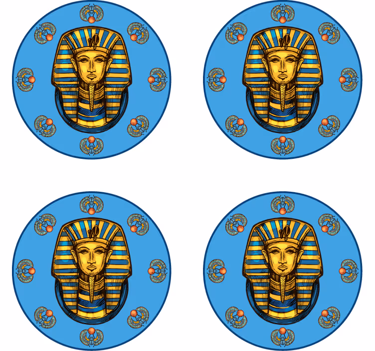 Egyptský faraon vinobranípodtácek - TenStickers