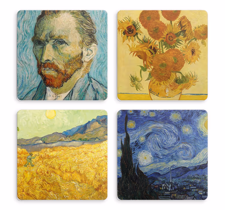 Van goghovo umění více tácků - TenStickers