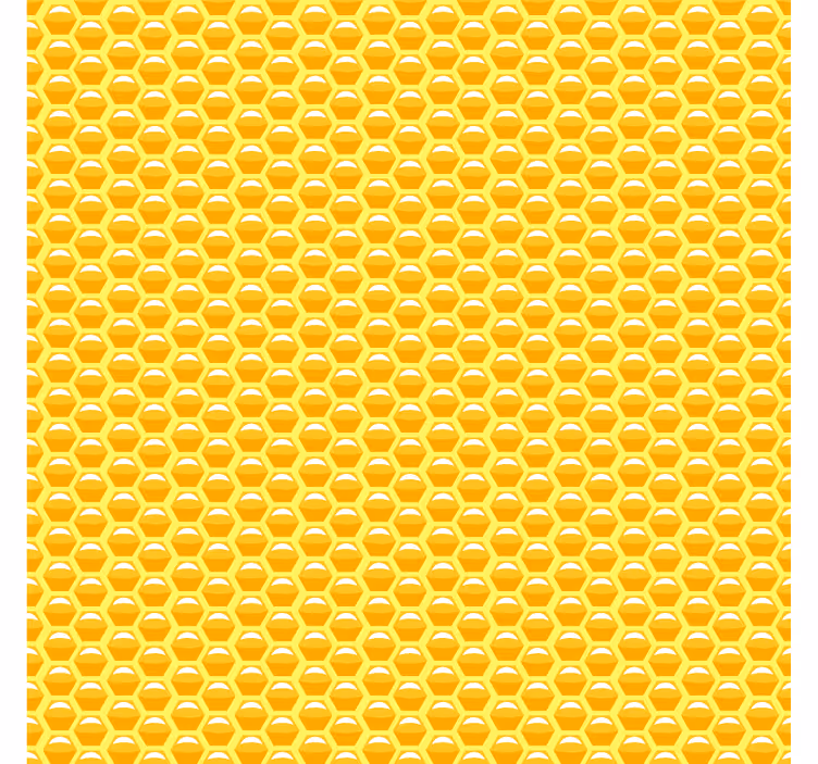 žlutý plástev více tácků - TenStickers