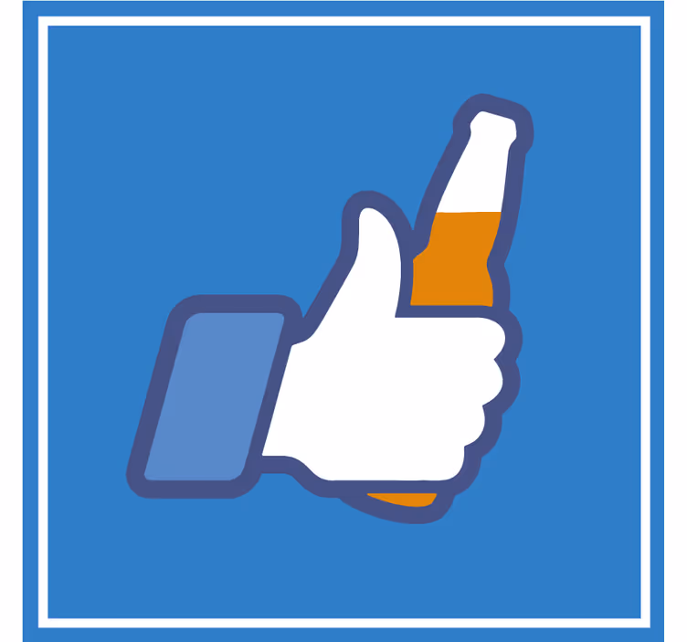 Pivní podtácek pozvednutí nápoje - TenStickers