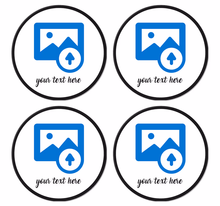 Vlastní obrázek s textem přizpůsobeným táckům - TenStickers
