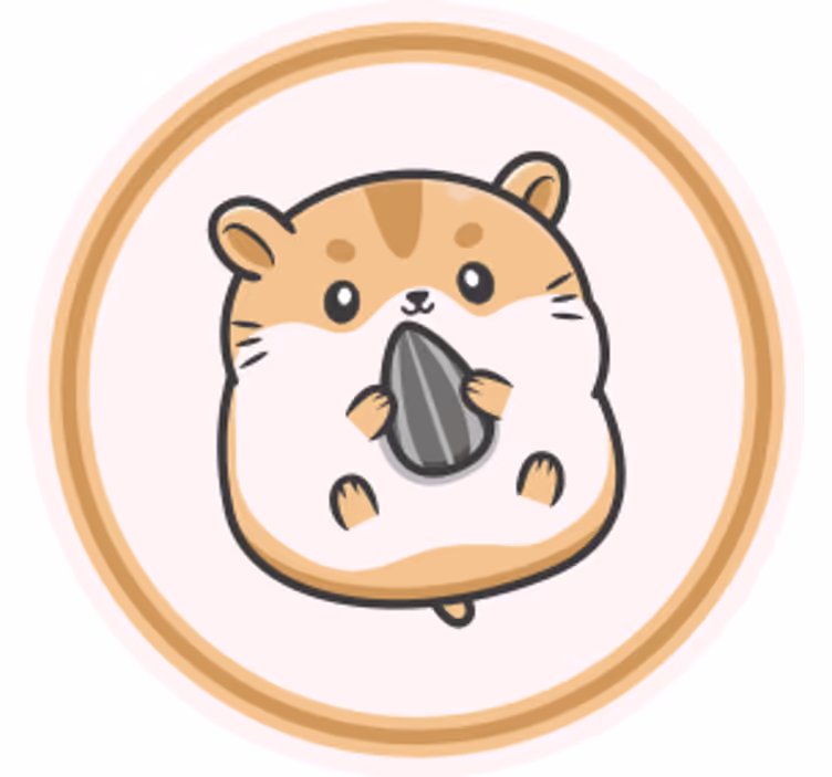 Roztomilý křeček kreslený moderní dráha - TenStickers