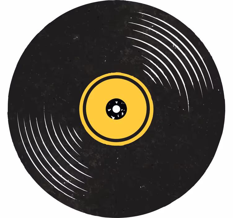 Vinylové desky ročníkpodtácek - TenStickers
