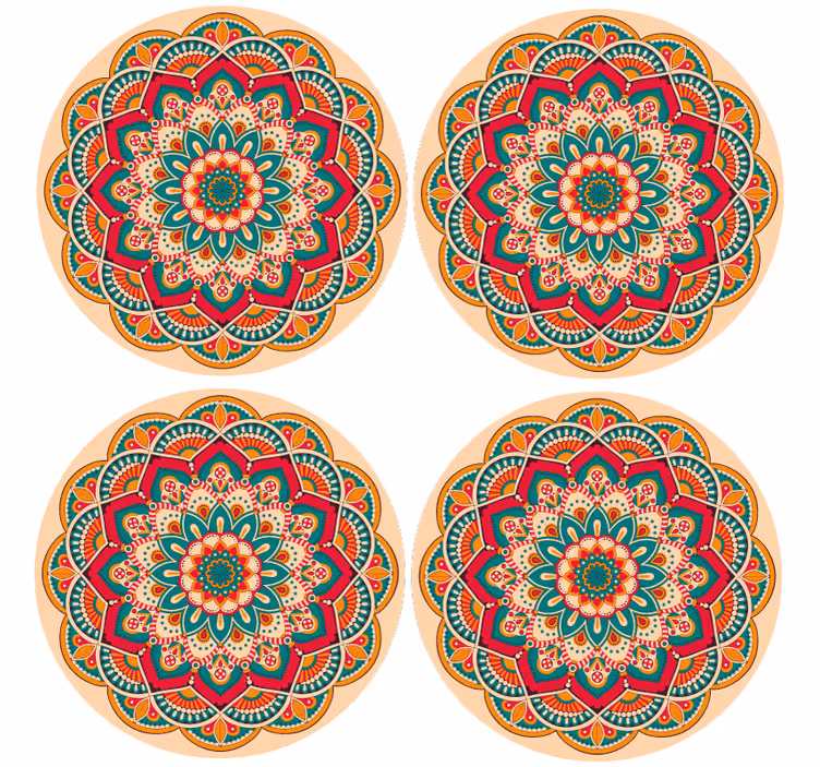 Mandala navrhuje více tácků - TenStickers