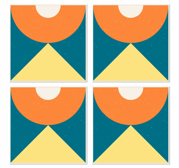 Barevný vintage styl vintagepodtácek - TenStickers
